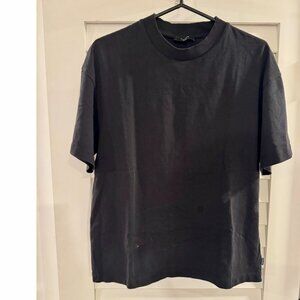 J&J Men's NOOS Jprblakam Clean Ss Tee CrewNeck (Black, Cotton, Size M)